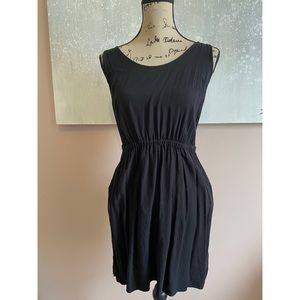Black mini dress